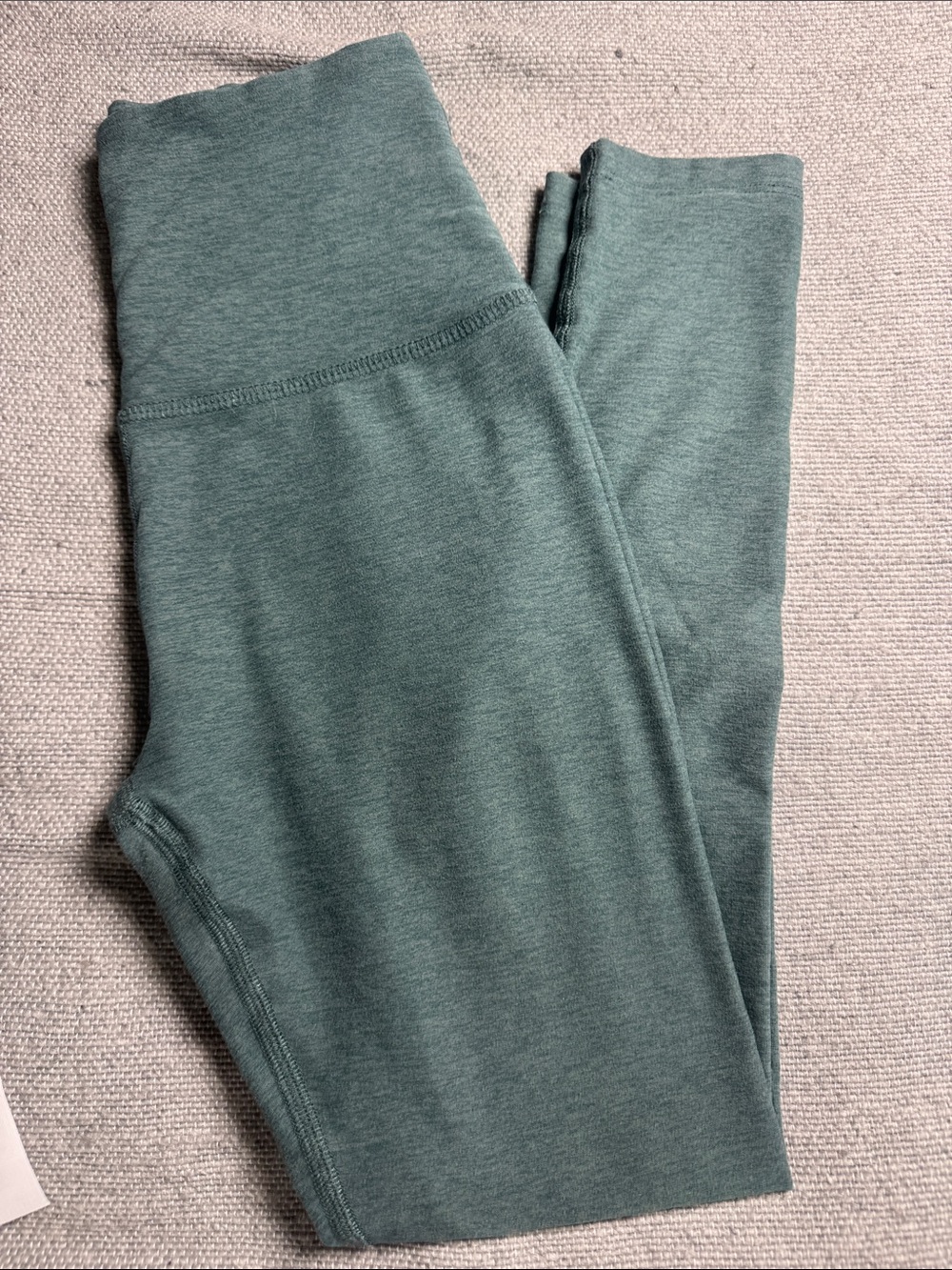 Beyond Yoga Heathered Teal Leggings
